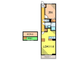 ソレイユⅠの物件間取画像